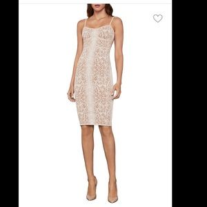 BCBGMAXAZRIA
Snakeskin-Print Mini Dress
